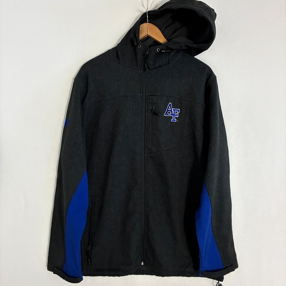 NEW Air Force Falcons Colosseum Jacket Men's L Full Zip Hooded Sporty Preppy